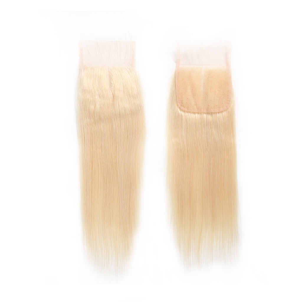 Ali Queen 5x5 HD Straight #613 Blonde Raw Hair Lace Closure