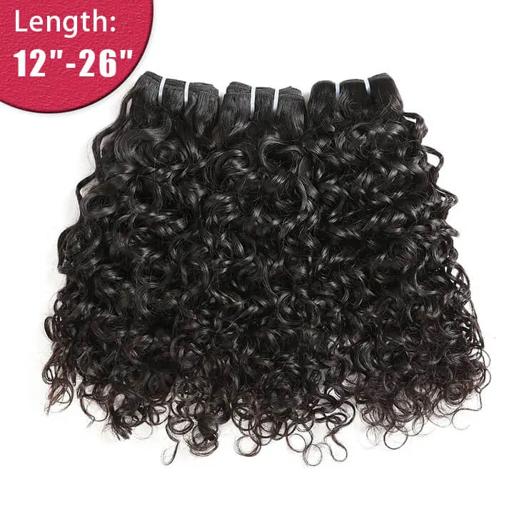 Ali Queen Water Wave Regular Raw Hair Natural Black One Bundle
