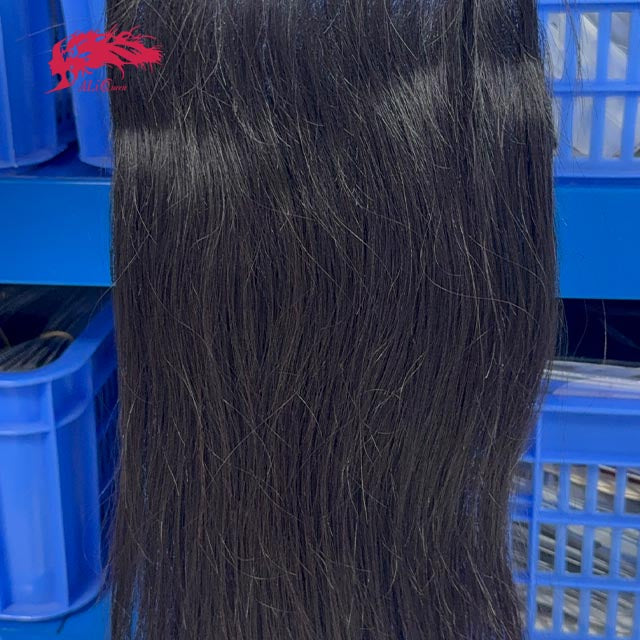 Ali Queen 6x6 HD Deep Side Part Straight Raw Hair Lace Closure