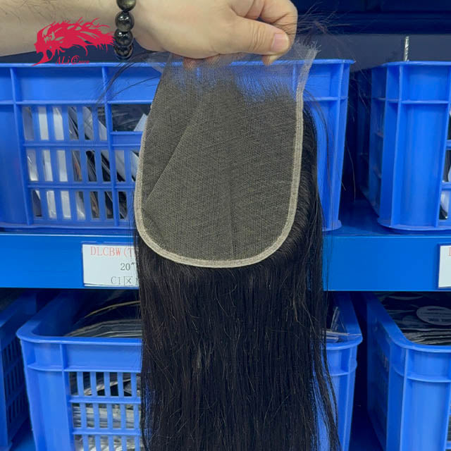 Ali Queen 6x6 HD Straight Virgin Hair Free Part Closure 130% Density