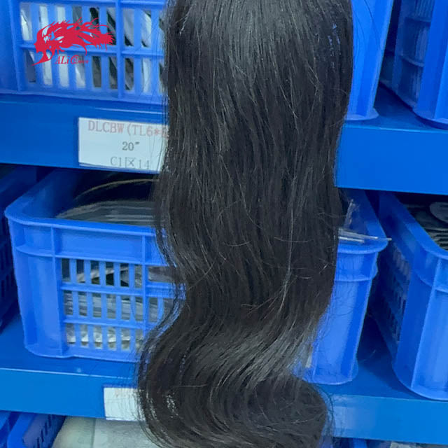 Ali Queen Body Wave Free Part Premium Raw Hair 2x6 HD Lace Closure