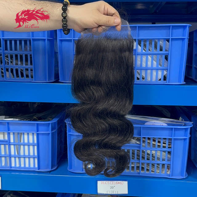 Ali Queen 5x5 Skinlike Real HD Body Wave Virgin Hair  Lace Closure