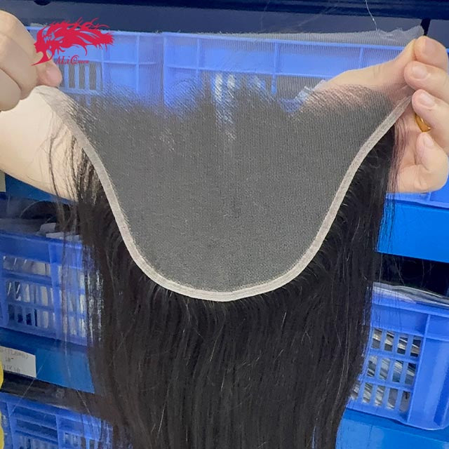 Ali Queen 6x9 Straight Free Part Premium Raw Hair HD Lace Closure