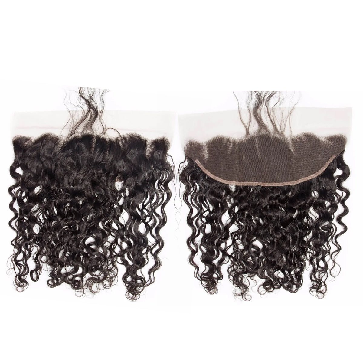 Ali Queen Water Wave Virgin Hair 13x4 HD Frontal Natural Hairline
