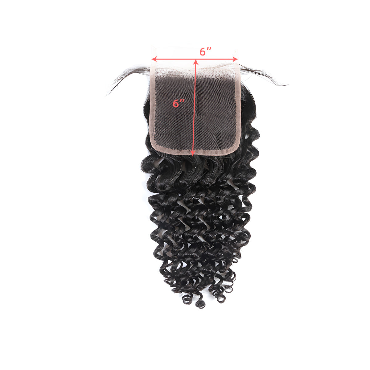 Ali Queen 6x6 Deep Wave Virgin Hair Breathable HD Lace Closure