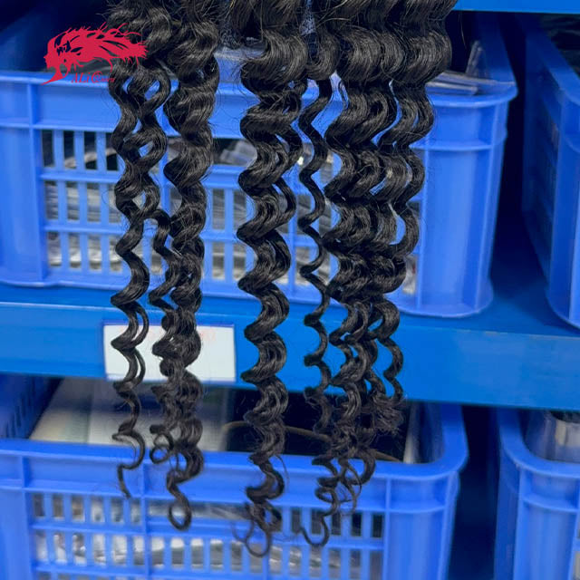 Ali Queen 100% Virgin Hair 5x5 HD Deep Wave Lace Closure