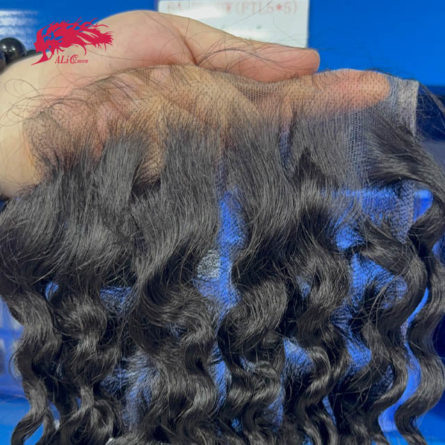 Ali Queen 6x6 Deep Wave Virgin Hair Breathable HD Lace Closure