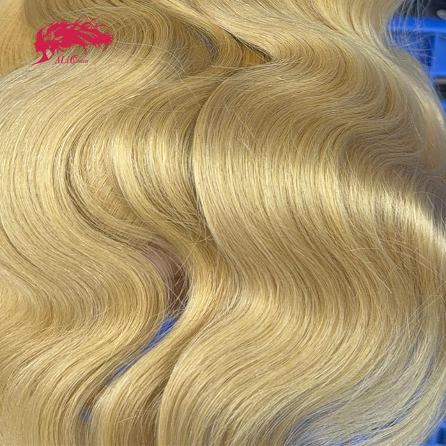Ali Queen Body Wave Double Drawn Raw Mink Hair #1B/613 Color
