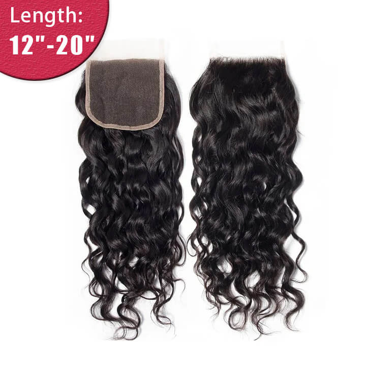 Ali Queen Water Wave Virgin Hair 5x5 HD Real Lace Closure