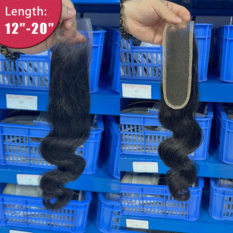 Ali Queen 2x6 HD Body Wave Virgin Hair Free Deep Part Lace Closure