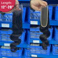 Ali Queen 2x6 HD Body Wave Virgin Hair Free Deep Part Lace Closure