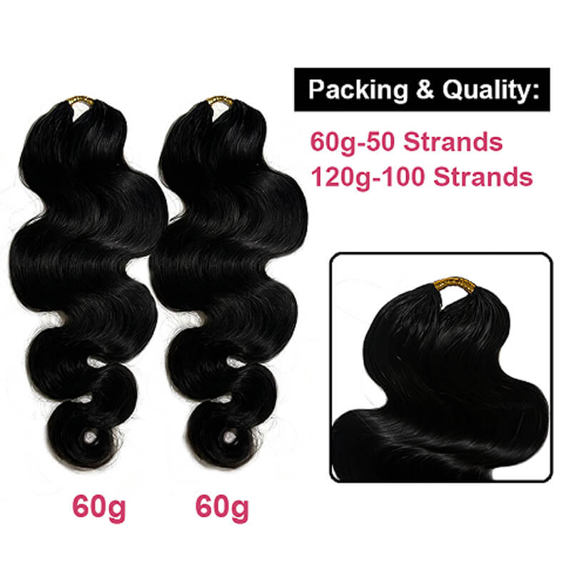 Ali Queen Body Wave Crochet Hair Extension for Protective Styles