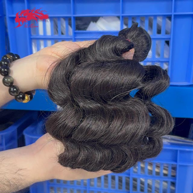 Ali Queen High Quality Raw Hair Natural Wave Bundle 12-26 Inch