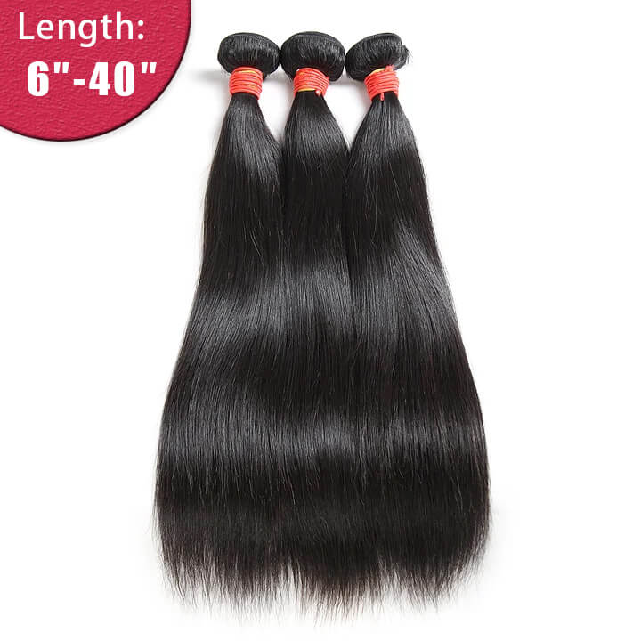 Ali Queen Straight Tangle-free Raw Hair Reuseable Bundle Deal