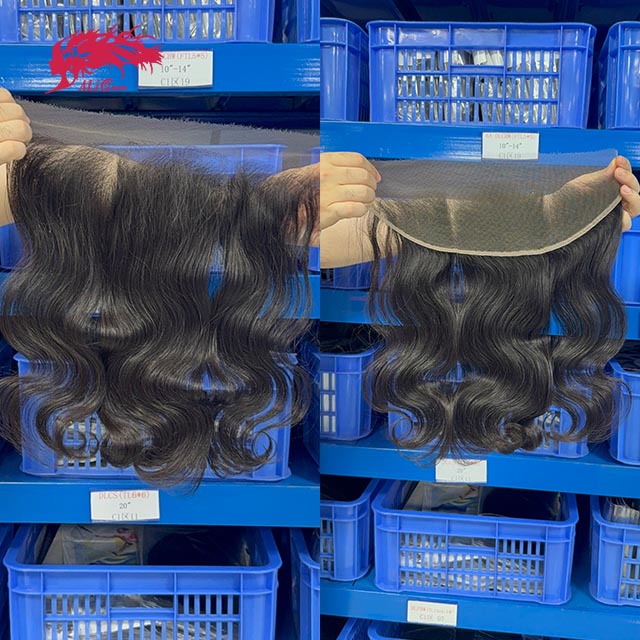 Ali Queen Body Wave Raw Hair Realistic 13x4 HD Lace Frontal Free Part