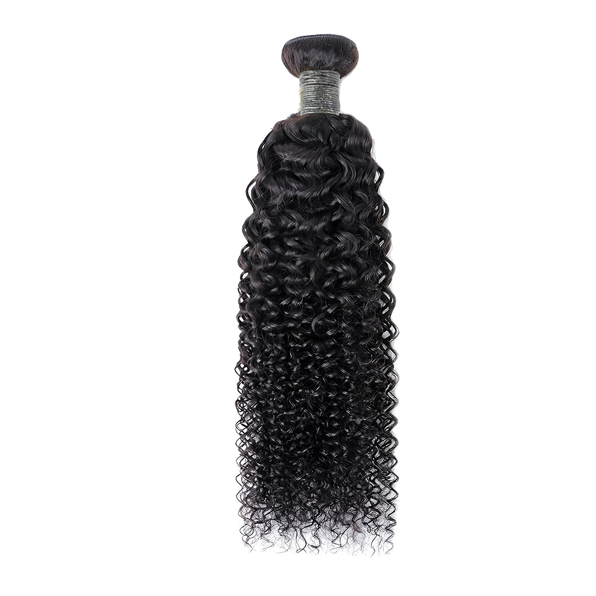 Ali Queen Kinky Curly Virgin Human Hair Bundle #1B Natural Black