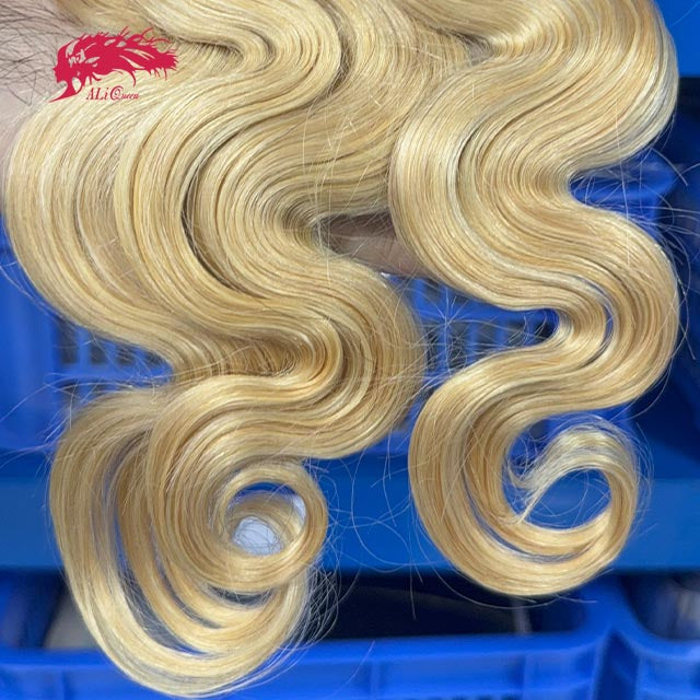 Ali Queen 613 Blonde Body Wave No Shedding Virgin Human Hair Bundle