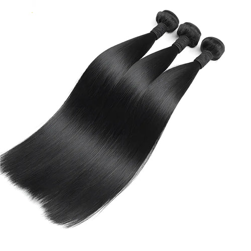 10A Straight Virgin Human Hair Bundles – Silky, Full & Long-Lasting