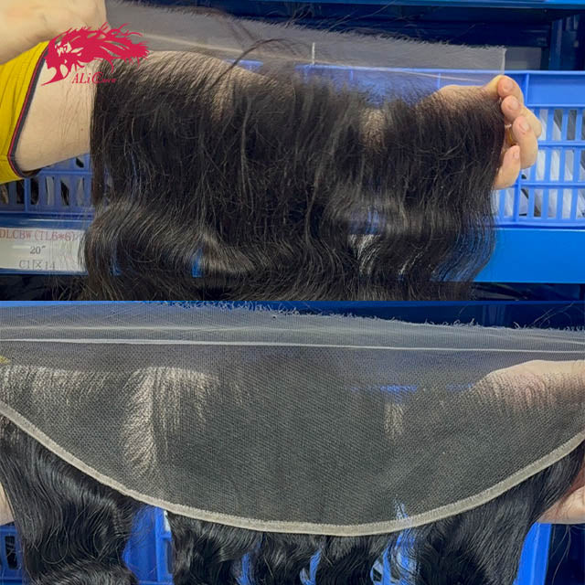 Ali Queen Virgin Real Human Hair 13x4 HD Lace Frontal Body Wave