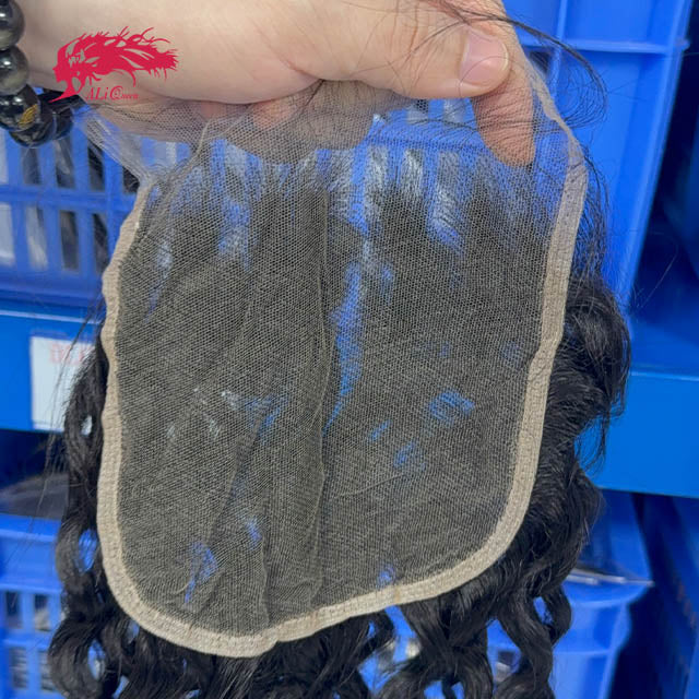 Ali Queen Water Wave Virgin Hair 6x6 HD Lace Closure Free Part