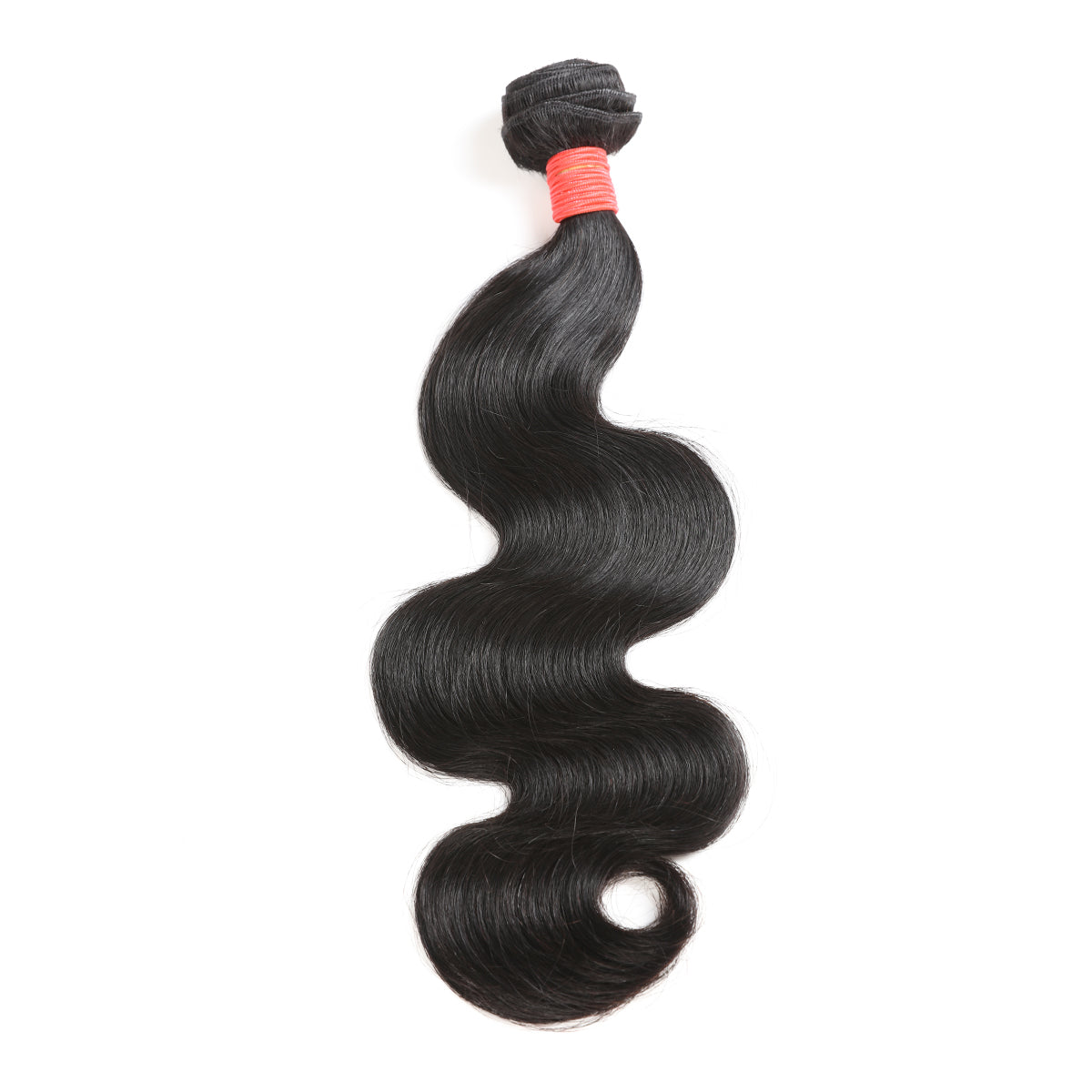 Ali Queen Heat-safe Body Wave Regular Raw Hair Bundle 1B Color