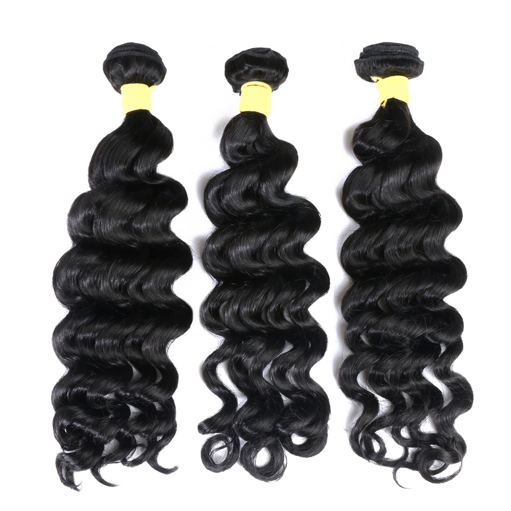 Ali Queen 12A Grade Natural Wave Premium Virgin Hair Bundle 10-26 Inch