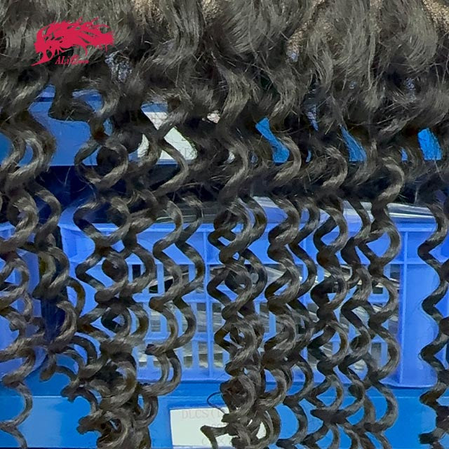 Ali Queen Raw Hair 13x4 Deep Wave Free Part HD Lace Frontal
