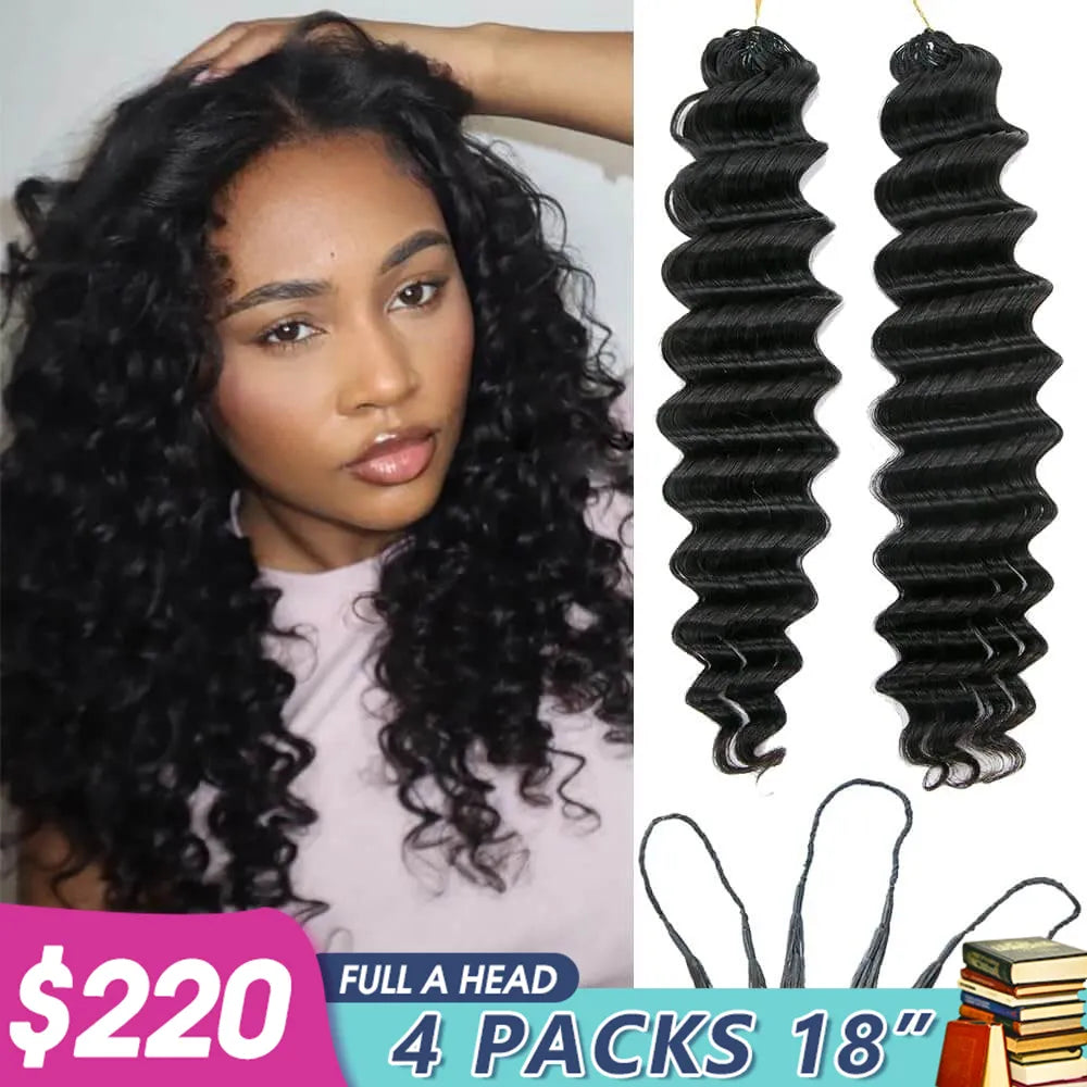 Deep Wave Crochet Hair – Lightweight & Comfortable