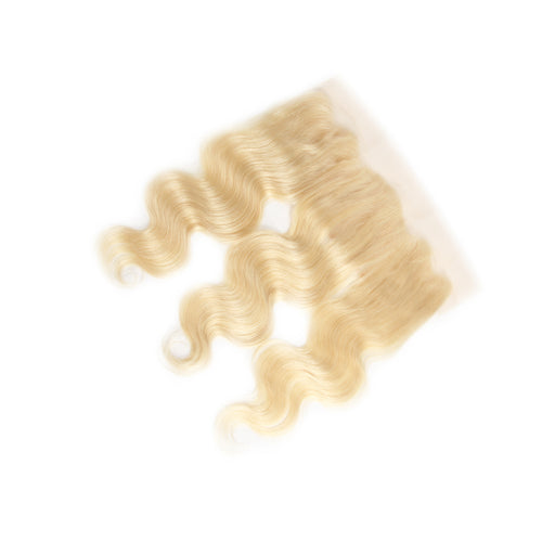 Ali Queen #613 Blonde 13x4 HD Body Wave Raw Hair Ear to Ear Frontal