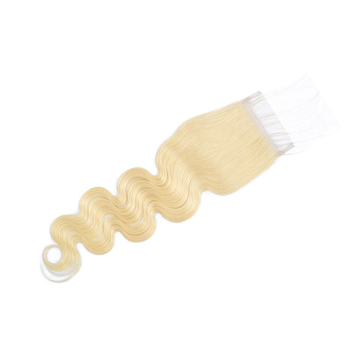 Ali Queen #613 Body Wave Free Part Raw Hair  5x5 HD Lace Closure