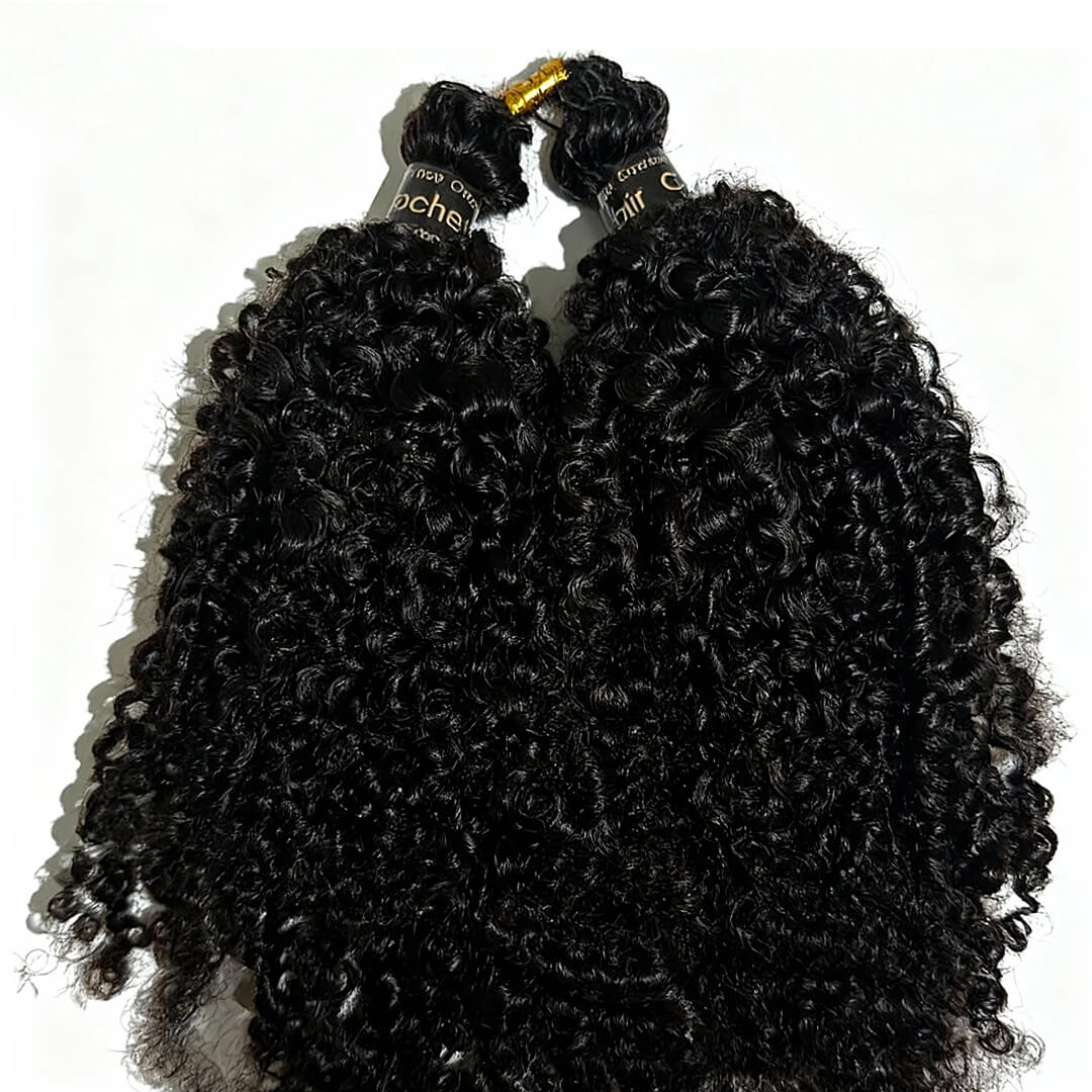 Ali Queen Crochet Hair Kinky Curly Feather Human Hair Extension