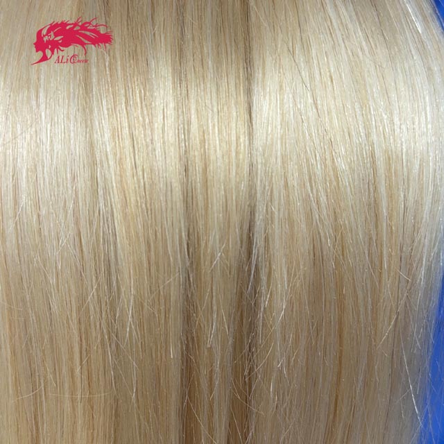 Ali Queen 613 Blonde Straight Human Regular Virgin Hair Bundle