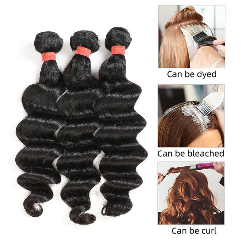 Ali Queen Loose Deep Regular Raw Hair Salon-restyling Human  Bundle
