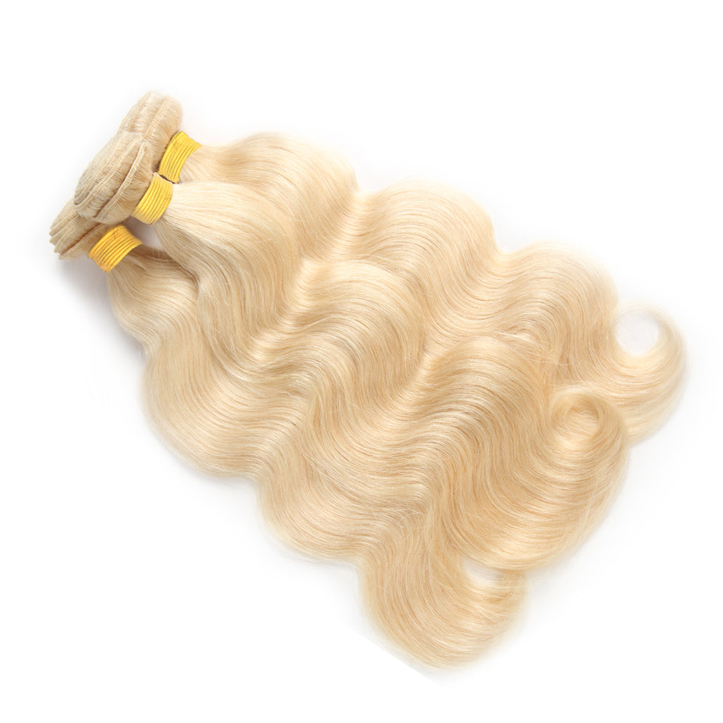 Ali Queen #613 Blonde Body Wave Virgin Hair Bundle Tangle-Free