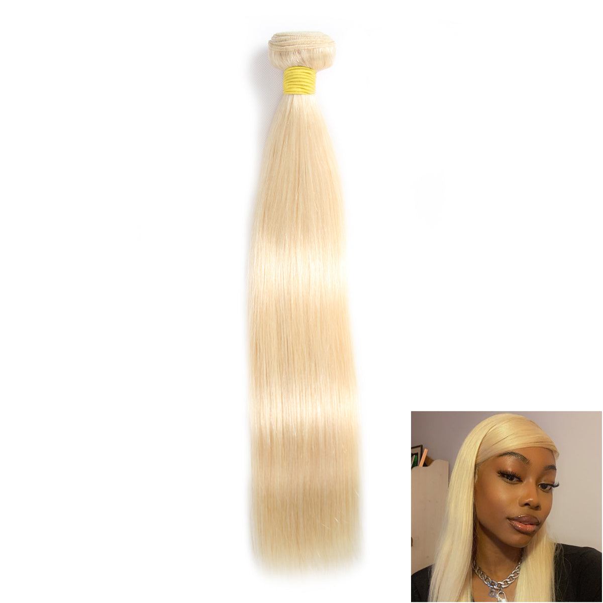Ali Queen #613 Blonde 100% Virgin Hair – Straight Premium Bundle