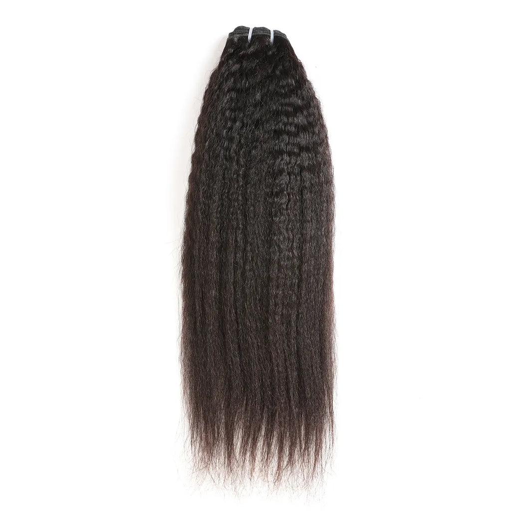 Ali Queen Yaki Straight Durable Regular Raw Hair #1B Bundle