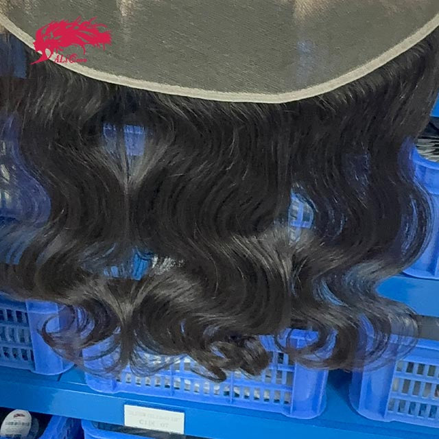 Ali Queen Body Wave Raw Hair Realistic 13x4 HD Lace Frontal Free Part