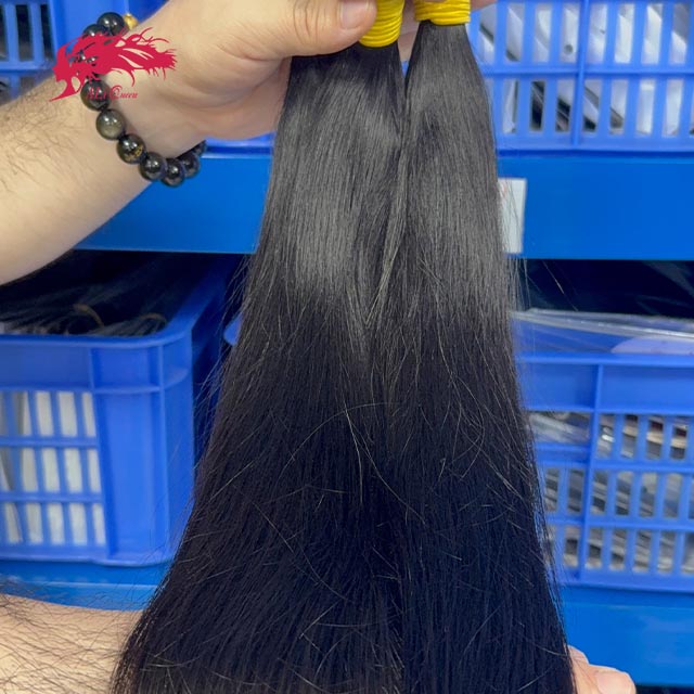 Ali Queen Straight Full End Natural Black Premium Virgin Hair Bundle