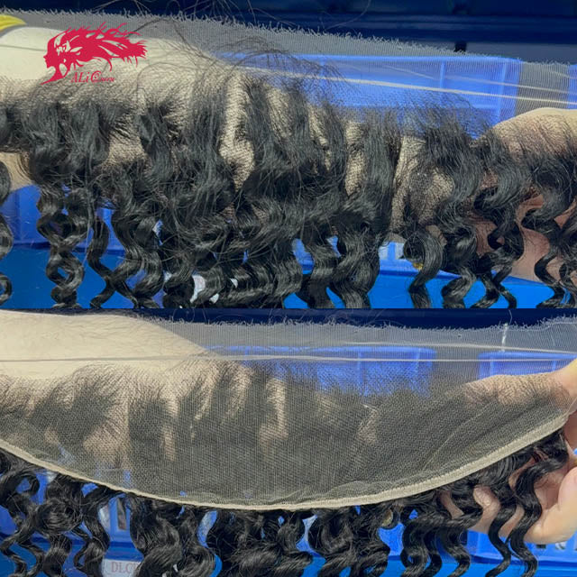 Ali Queen 13x4 Deep Wave Free Part HD Lace Frontal – 100% Virgin Hair