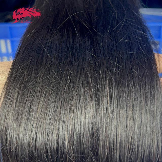 Ali Queen Straight Full End Natural Black Premium Virgin Hair Bundle