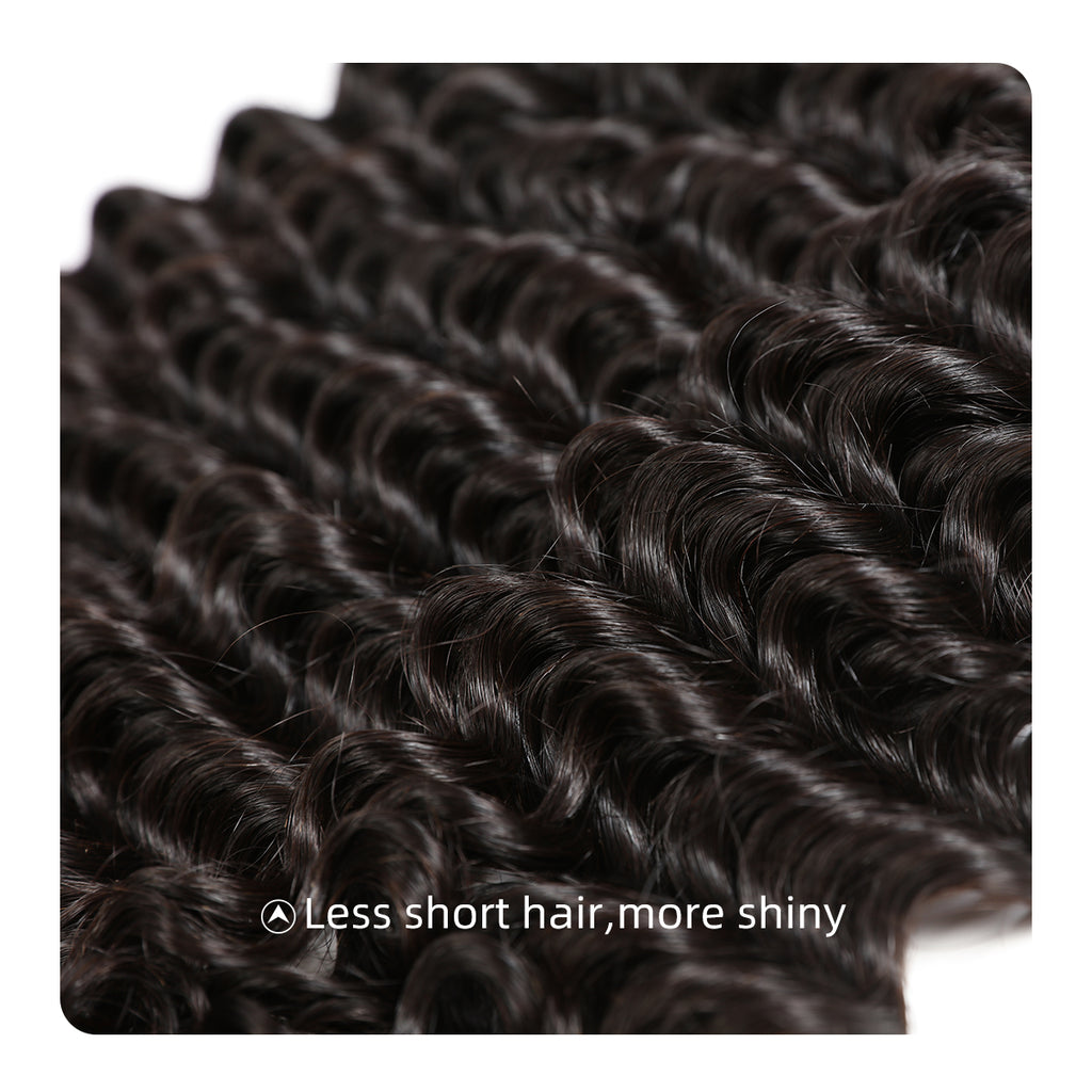 Ali Queen Deep Wave Regular Raw Hair Bundle Weave for Sew In