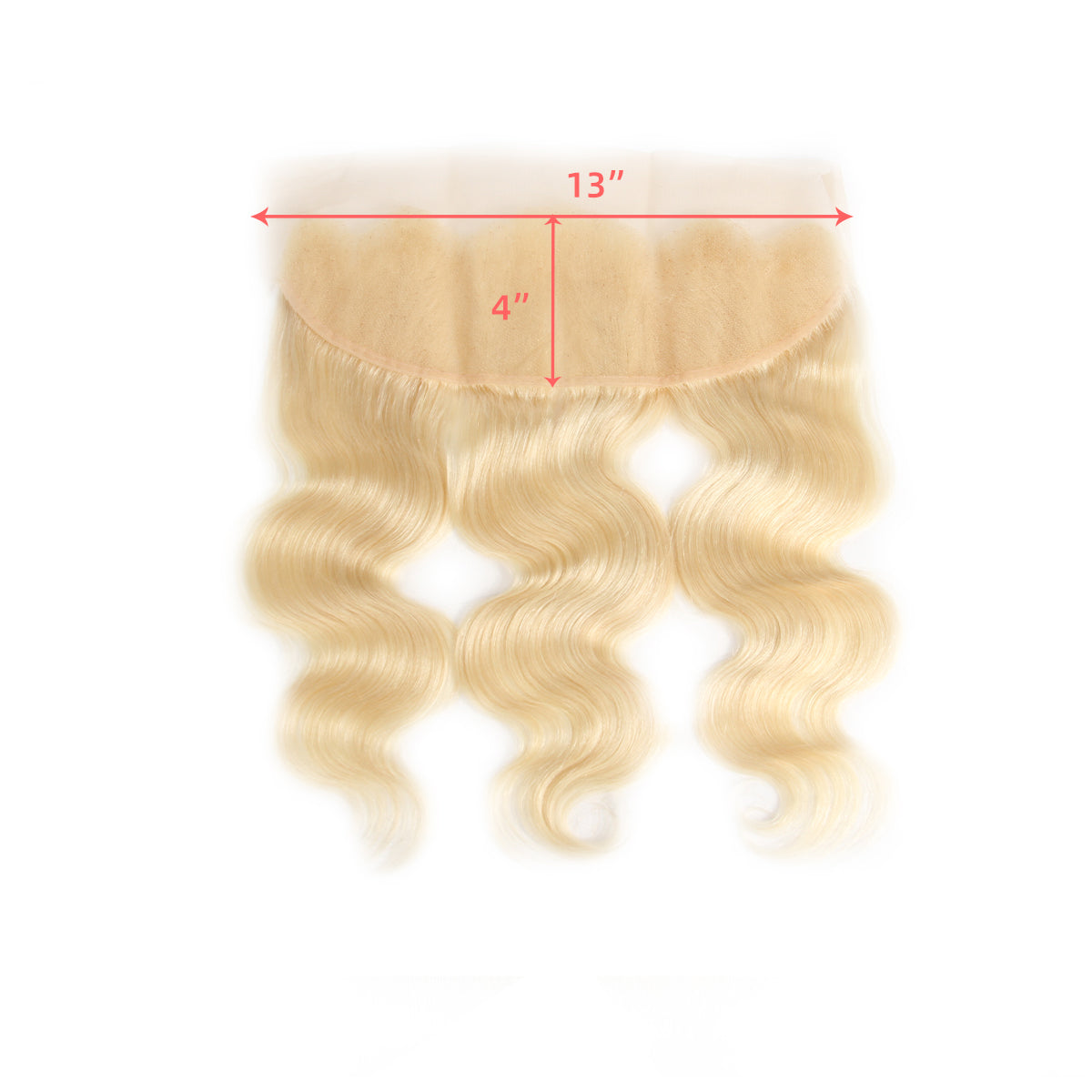 Ali Queen #613 Blonde 13x4 HD Body Wave Raw Hair Ear to Ear Frontal