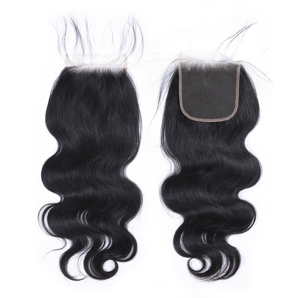 Ali Queen Free Part Body Wave Premium Raw Hair  6x6 HD Lace Closure