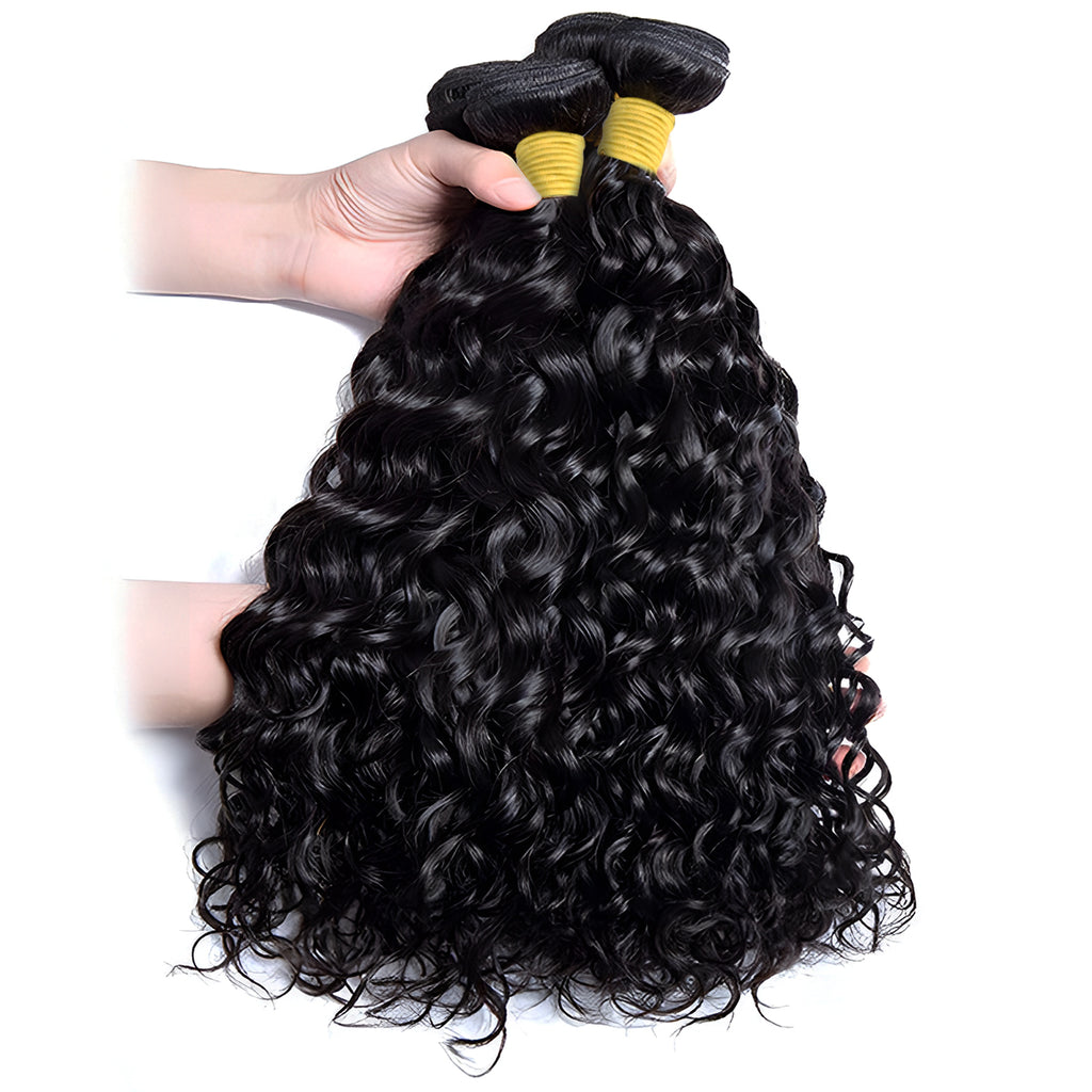 Ali Queen Water Wave Premium Virgin Hair Bundle Bleach-friendly
